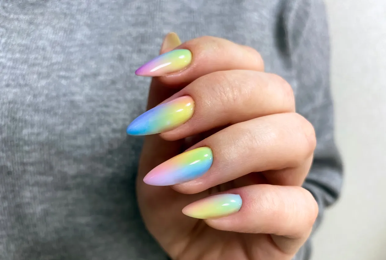 kolorowe ombre