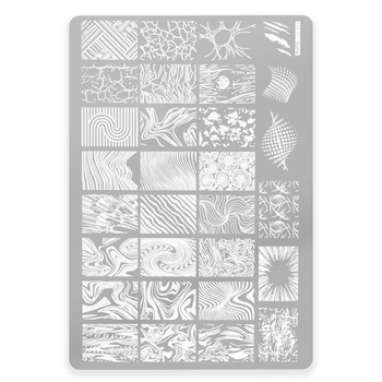 Stempelplatte mit Motiven plus-034