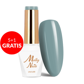 5+1 gratis MollyNails Pure Nature Glacier HEMA/Di-HEMA-freier Hybridlack 8 g Nr. 102