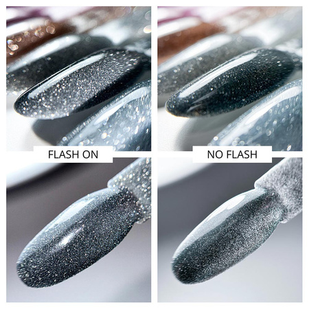 Lakier hybrydowy MollyNails Flashing Lights Extreme HEMA/Di-HEMA Free 8g Nr 566