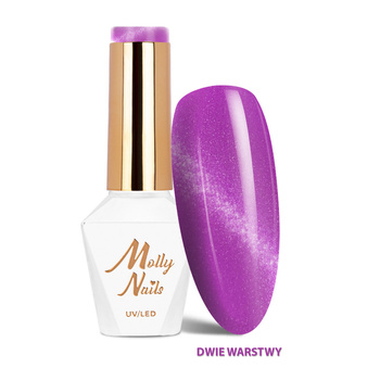 Cat Eye Pastel No. 273 Violet MollyNails HEMA/Di-HEMA-Free LED/UV Gel Polish 8g