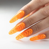 Farbenfrohes Topcoat ohne Abwischen – „Crystal Glass“ von MollyNails, Orange, HEMA/Di-HEMA-frei, 10 g