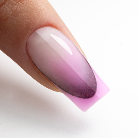 Gradient adhesive nail stickers/French/Ombre/French smile line, 23 pcs., black SD-1934