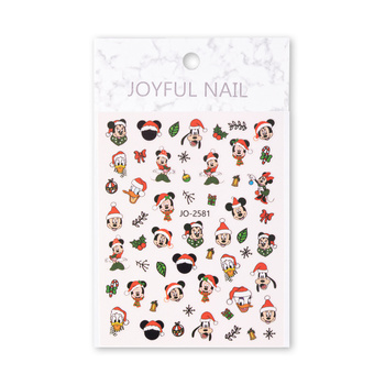 Weihnachtliche selbstklebende Nagelsticker JO-2581