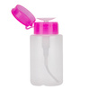 Pink pump dispenser for liquids, 150 ml