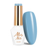 Гібридний лак MollyNails Blue Sky Baby Blue без HEMA/Di-HEMA, 8 г, № 110
