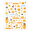 Dünne selbstklebende Halloween-Nagelaufkleber DD-764