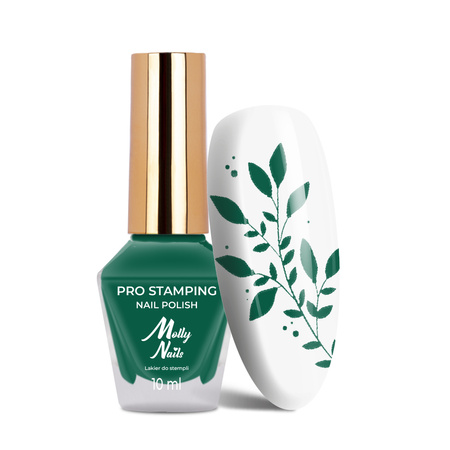 MollyNails PRO Stamping Green Nr. 12 Stempel- und Stamping-Lack, 10 ml