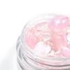 Adornos para uñas con forma de corazón 3D MollyNails n.º 2, 40 unidades