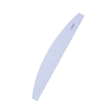 Replacement abrasive pads for metal crescent file (zebra color) grit 240, 10 pcs