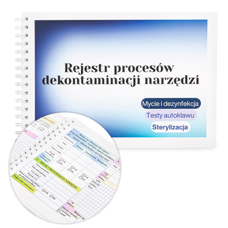 Sterilization Process Log by Ewelina Staszak—A Practical Guide to Procedures, 244 pages