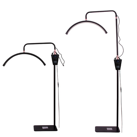 45W LED Beauty Light, Floor-Standing, Shadowless, Black, Model HQ-U28