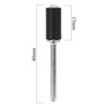 Steel-rubber mandrel/carrier for abrasive caps