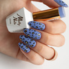 Smalto ibrido MollyNails Blue Sky Purple Blue senza HEMA/Di-HEMA 8 g n. 115