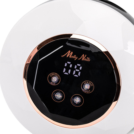 MollyNails 68-W-Nagelfräse für Maniküre und Pediküre, weiß, M23, 50.000 Umdrehungen
