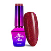 Lakier hybrydowy MollyNails Bling it on! Red me now 8g Nr 506