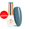 5+1 безкоштовно Гібридний лак MollyNails Pure Nature Wild River без HEMA/Di-HEMA, 8 г, № 103