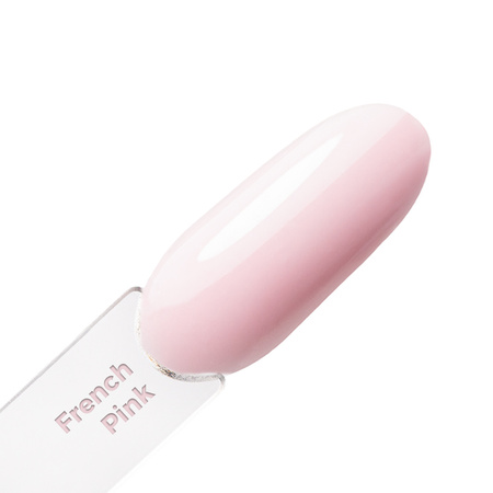 Gel de construcción autonivelante, duro y de densidad media, MollyNails French Pink, sin HEMA ni Di-HEMA, 15 g