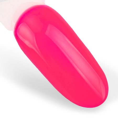 MollyLac Power Flower Pink Gerbera Hybrid Nail Polish HEMA/Di-HEMA Free Neon 10g No. 722