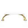 MollyNails White Manicure Rest with Gold Legs