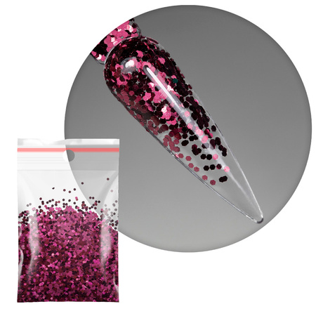 Adornos para uñas: mini pegatinas de panal de abeja con lunares, Jety n.º 19, 5 g