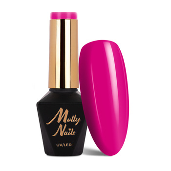 Vernis hybride LED/UV Gel Polish MollyNails Juicy Spring 2026 par Monika Mielniczuk, sans HEMA/Di-HEMA, 8 g