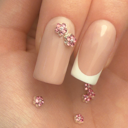 Decorazioni per unghie con fiori 3D MollyNails K1123, 10 pezzi