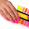 Гібридний лак MollyNails Neons Candy Pink без HEMA/Di-HEMA, 8 г, № 75