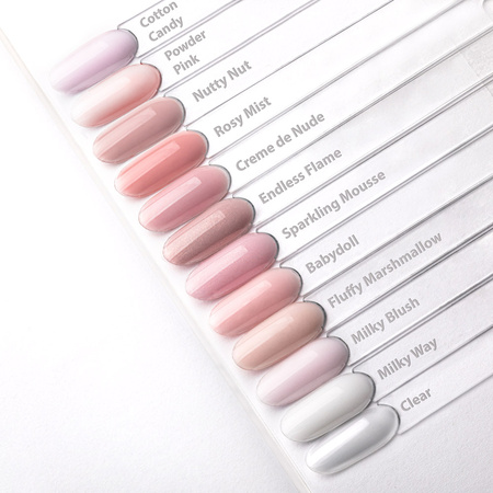 Rubber base flexible nails manicure pedicure for decorations S.O.S. Antidote Pro Salon MollyNails Cotton Candy 15g