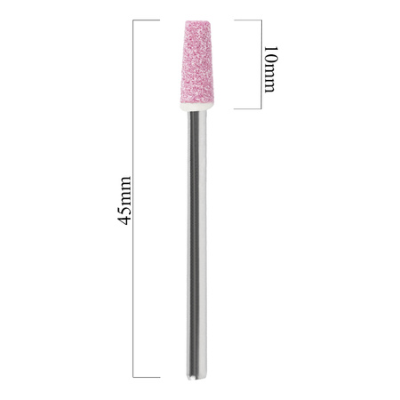 Set of stone cutters, truncated cone, pink, No. 5, 10 pcs.