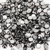 Strass en verre pour ongles SS10 Jet Hematite, environ 50 pièces.