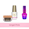 PRO MATCH SYSTEM 2+1 Angel Pink: 2x żele 15g: SelfLeveling&Gel in bottle+Doctor Top 10g GRATIS
