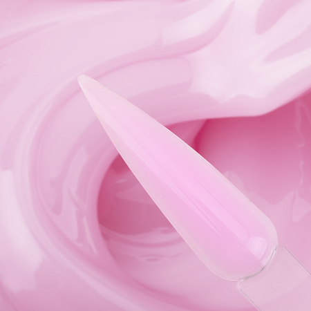 Gel modellante per unghie HEMA/Di-HEMA Free con olio di melaleuca MollyNails HerbaLine Sugar Pink by Gosia Kruś 15 g