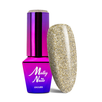 Smalto ibrido MollyNails Luxury Glam Goddess 8 g n. 547