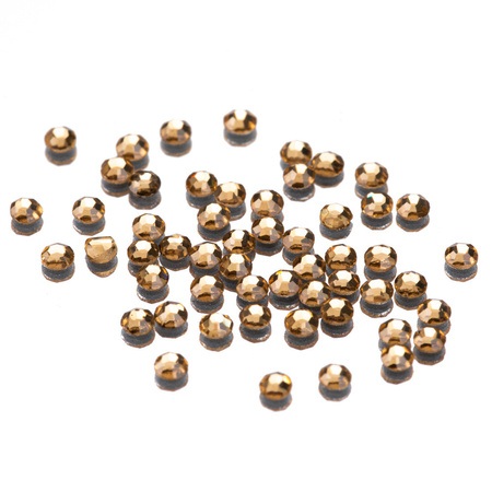 SS5 Light Topaz glass nail rhinestones, approx. 50 pcs.