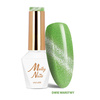 Lakier hybrydowy LED/UV Gel Polish Cat Eye Crystal Water Nr 261 Pistachio MollyNails HEMA/Di-HEMA Free 8g