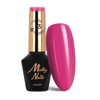 Vernis hybride MollyNails Juicy par Monika Mielniczuk, sans HEMA/Di-HEMA, 8 g, n° J3
