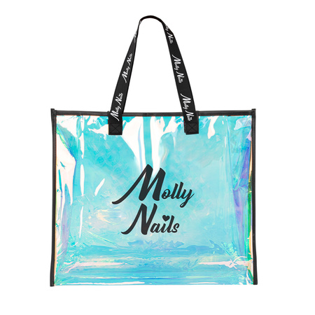 MollyNails Premium Black Holo Lunch Bag