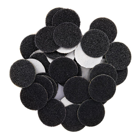 Schleifaufsätze, austauschbare Scheiben, Körnung 80, für PodoDisk, Größe M, 20 mm, 50 Stück