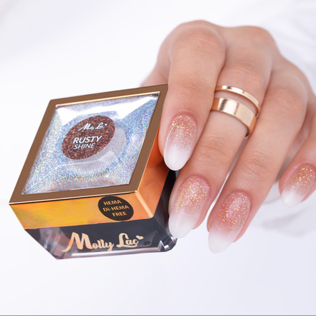Żel do paznokci Shine on you Rusty Shine MollyLac HEMA/Di-HEMA Free 15g