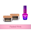MollyNails PRO MATCH SYSTEM 2+1 Faded Pink 2 builder gels + Doctor Top 10g