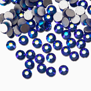 Glas-Strasssteine für Nägel SS10 Sapphire AB ca. 50 Stück