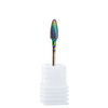 Fraise professionnelle en cobalt-tungstène, modèle arc-en-ciel Flame M 3/32" n° 3