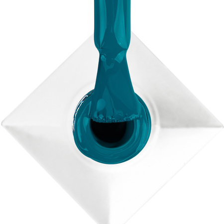 Esmalte híbrido MollyNails Blue Sky Green Blue sin HEMA ni Di-HEMA, 8 g, n.º 117