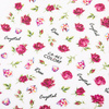 Autocollants pour ongles : fleurs et roses CA-461