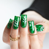 Top coloré sans essuyage « Crystal Glass » de MollyNails, vert, sans HEMA/Di-HEMA, 10 g