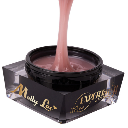 Gel de renforcement pour ongles Expert Gel Strong Natural Cover par Monika Mielniczuk MollyLac, sans HEMA ni Di-HEMA, 50 g