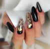 Lakier hybrydowy MollyNails Ultimate Black HEMA/Di-HEMA free 8g