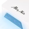 Lámpara UV/LED para uñas de 36 W MollyNails para esmaltes híbridos, geles y acrilogeles, inalámbrica, blanca, modelo V9BAT