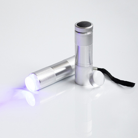 Mini latarka LED/UV 9W do paznokci ze stemplem do stampingu
